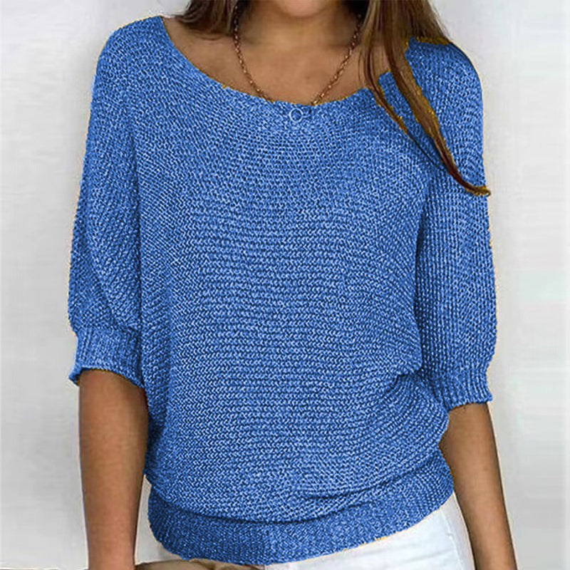 Maglia casual a tinta unita