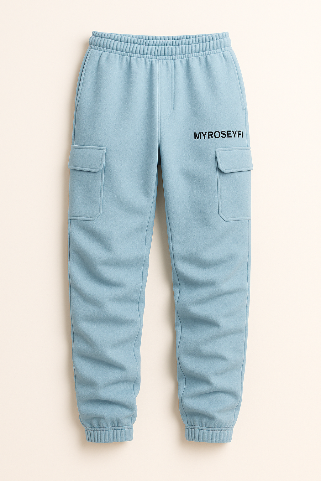 PANTALON CARGO BLEU CIEL- MYROSEYFI