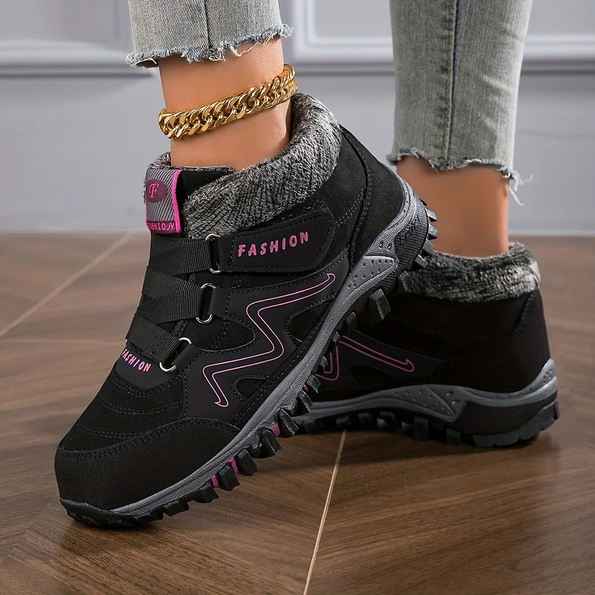 Stivali antiscivolo caldi e confortevoli per le donne