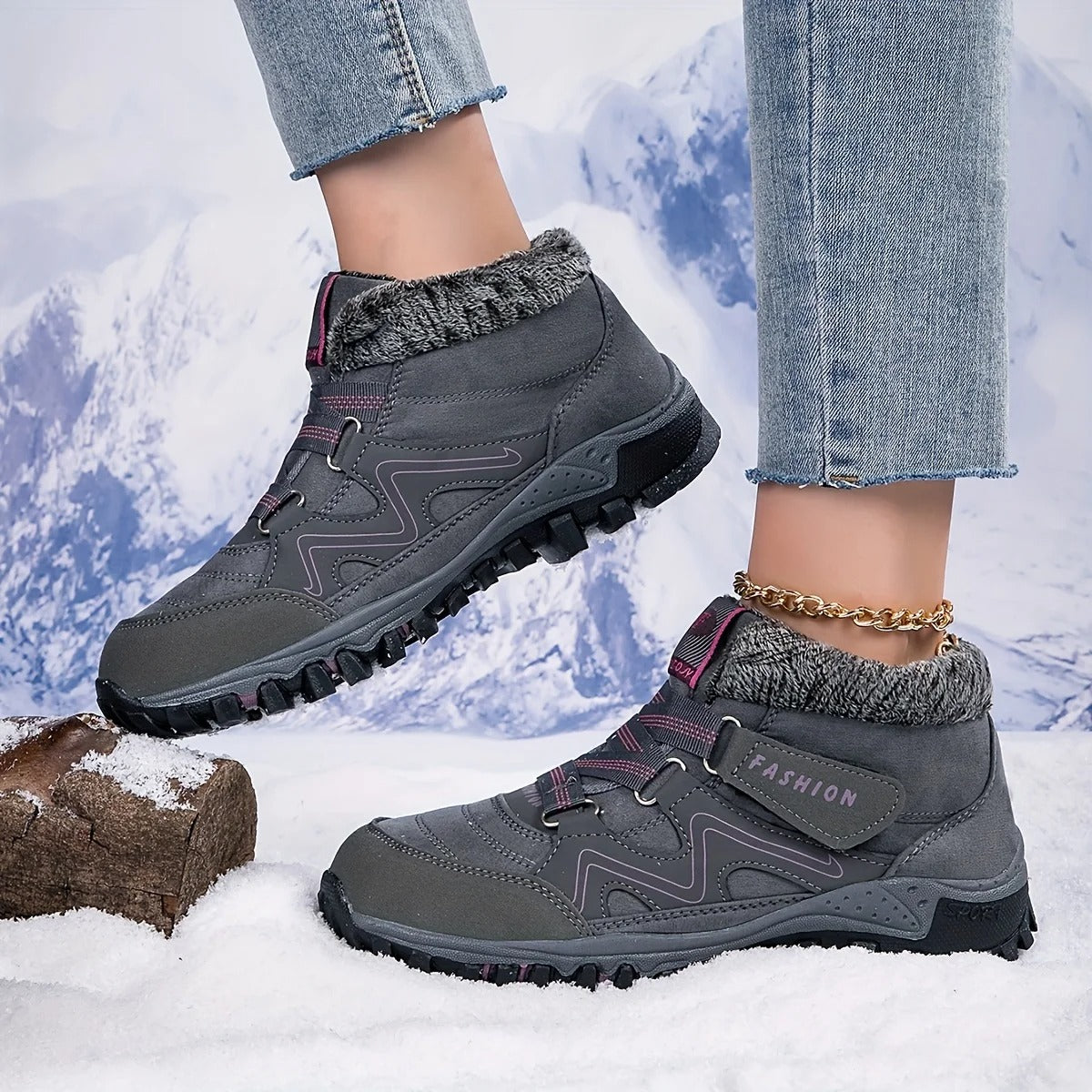 Stivali antiscivolo caldi e confortevoli per le donne