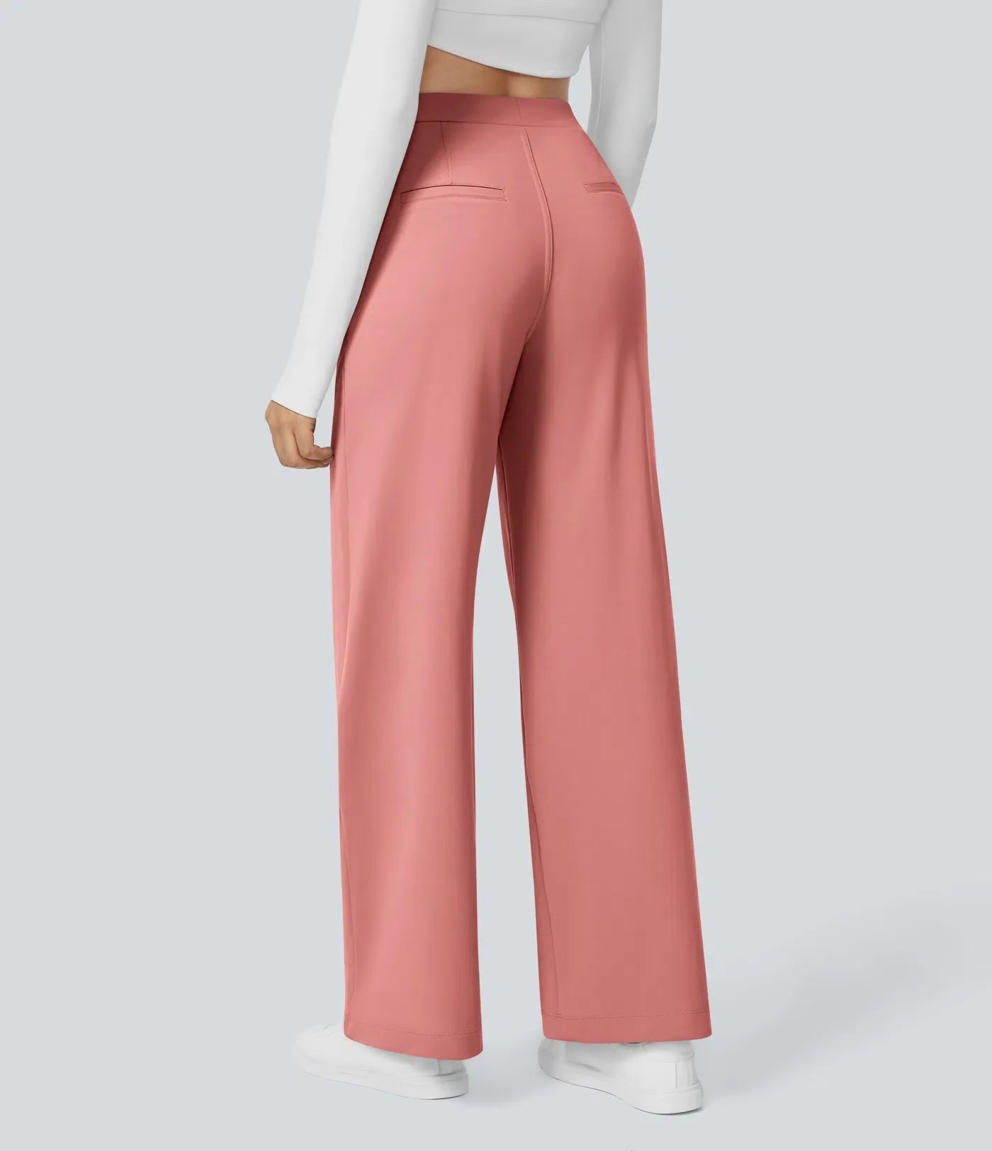 Pantaloni svasati ColaTek Air™ con cintura alta e tasche laterali con zip