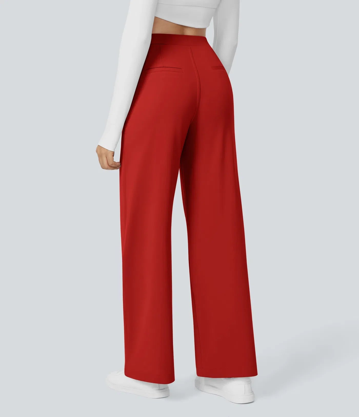 Pantaloni svasati ColaTek Air™ con cintura alta e tasche laterali con zip